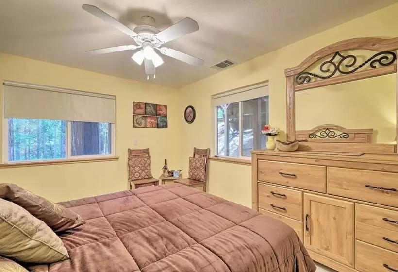 Walk To Big Trees State Park: Cabin W/ Deck!