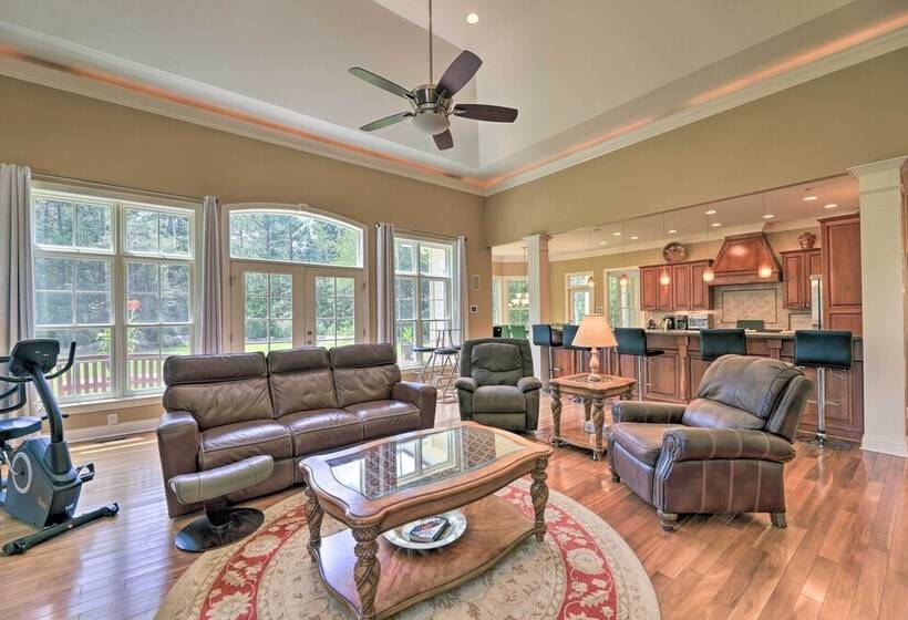 Spacious Trenton Home W/ Pond On 20 Acres!