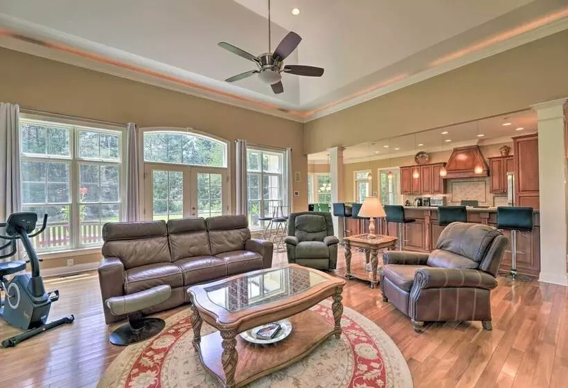 Spacious Trenton Home W/ Pond On 20 Acres!
