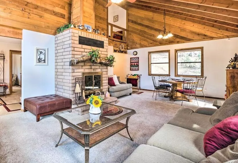 Alto Home W/ Deck & Views ~ 15 Mi To Ski Apache!