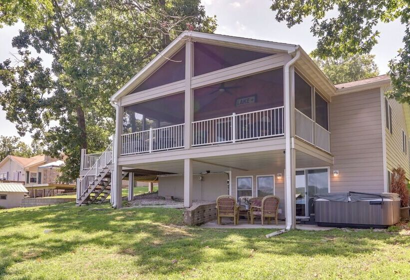 Dock & Hot Tub: Lakefront Camdenton Haven!