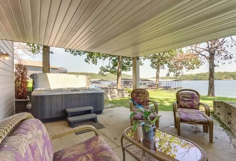 Dock & Hot Tub: Lakefront Camdenton Haven!