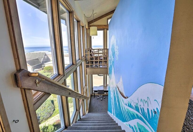 Oregon Coast Escape: Steps To Beach