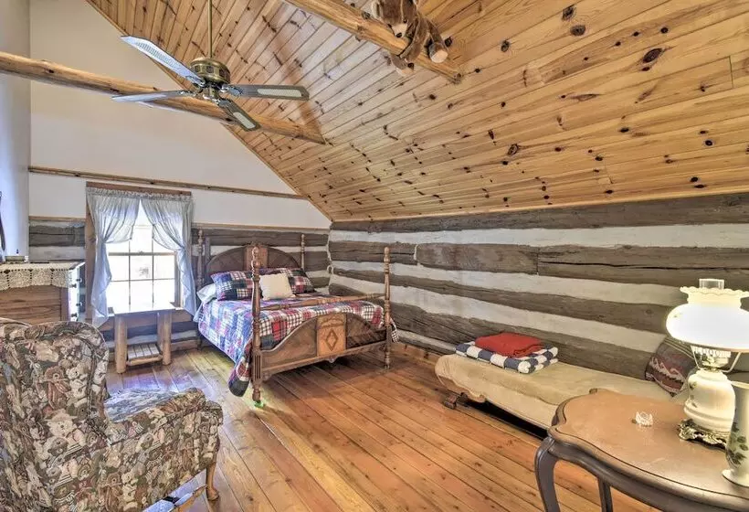 Log Cabin On The Wolf River W/ Private Hot Tub!