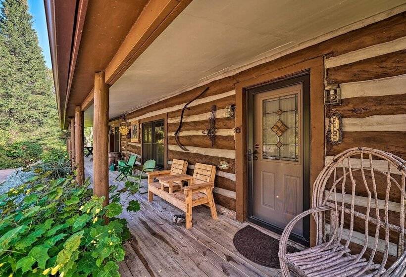 Log Cabin On The Wolf River W/ Private Hot Tub!