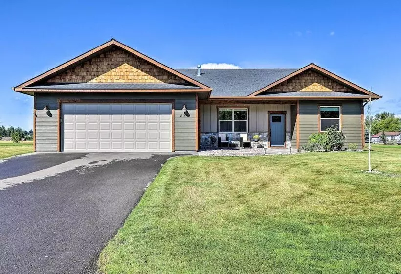 Newly Built Kalispell Home   28 Mi. To Glacier Np!