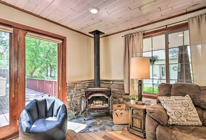 Retreat W/ Lake Access & Private Boat Dock!