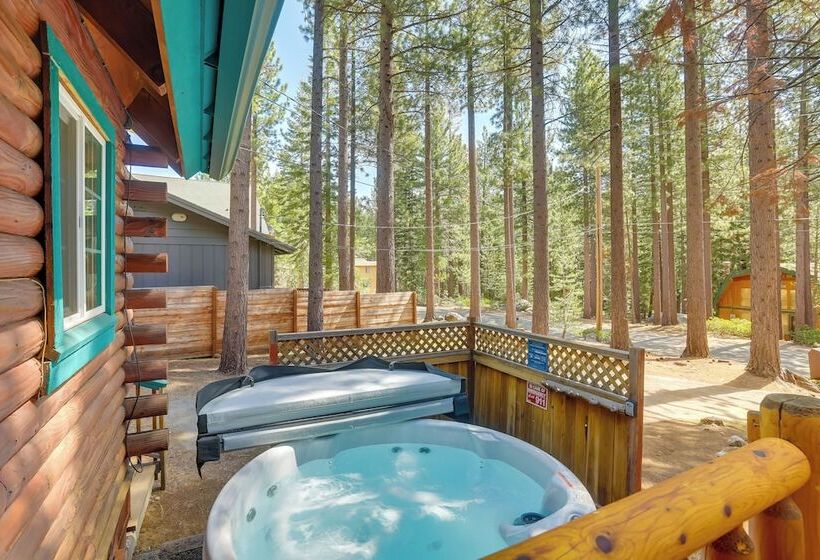 Authentic Log Cabin W/ Hot Tub In South Lake Tahoe