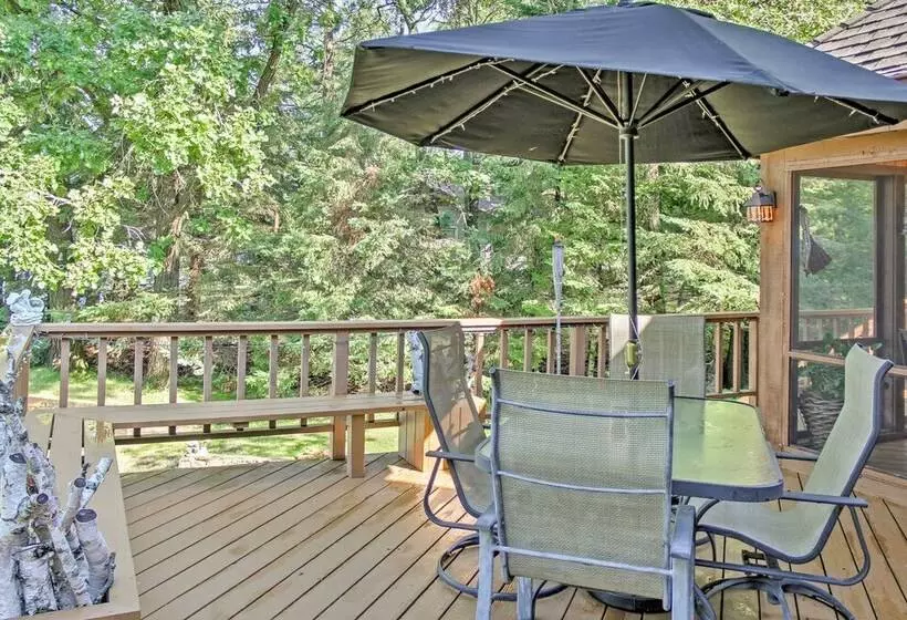 Waterfront Crosslake House: Private Dock & Beach!