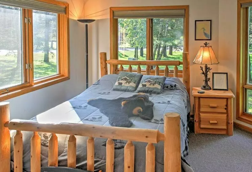 Waterfront Crosslake House: Private Dock & Beach!