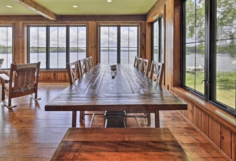 Waterfront Star Lake Cabin, Boat Dock On Site