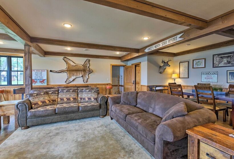 Waterfront Star Lake Cabin, Boat Dock On Site