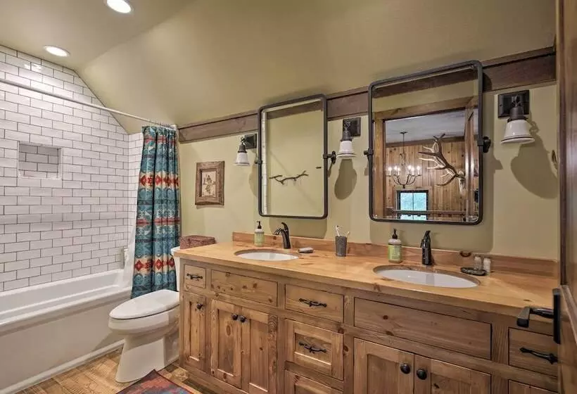 Waterfront Star Lake Cabin, Boat Dock On Site