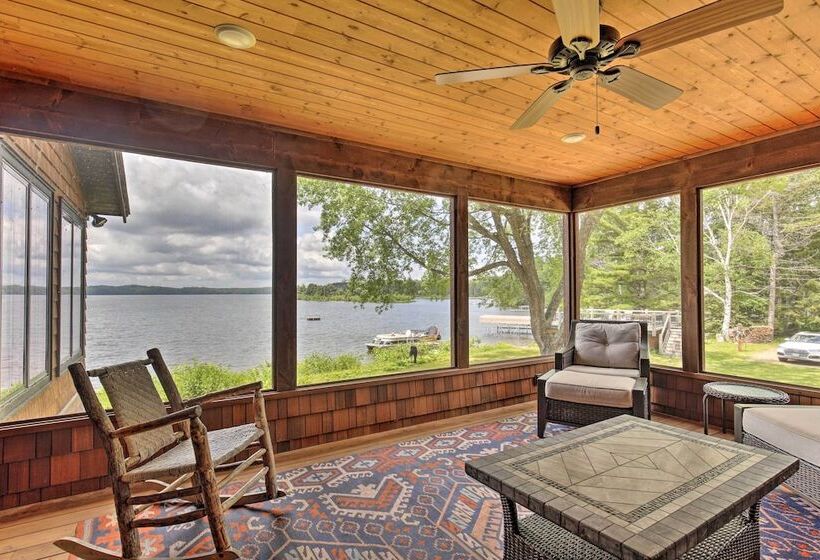 Waterfront Star Lake Cabin, Boat Dock On Site