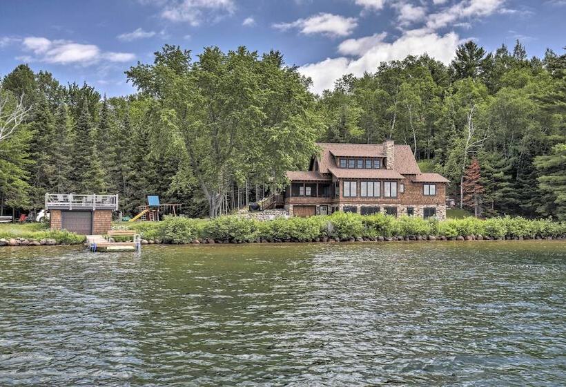 Waterfront Star Lake Cabin, Boat Dock On Site
