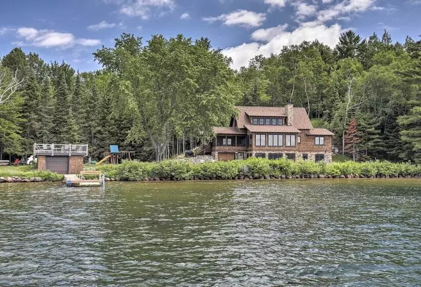 Waterfront Star Lake Cabin, Boat Dock On Site