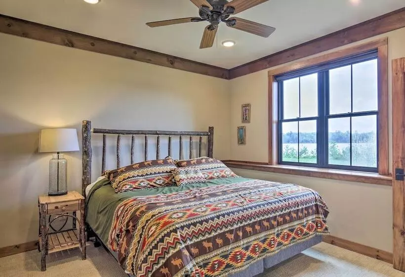 Waterfront Star Lake Cabin, Boat Dock On Site