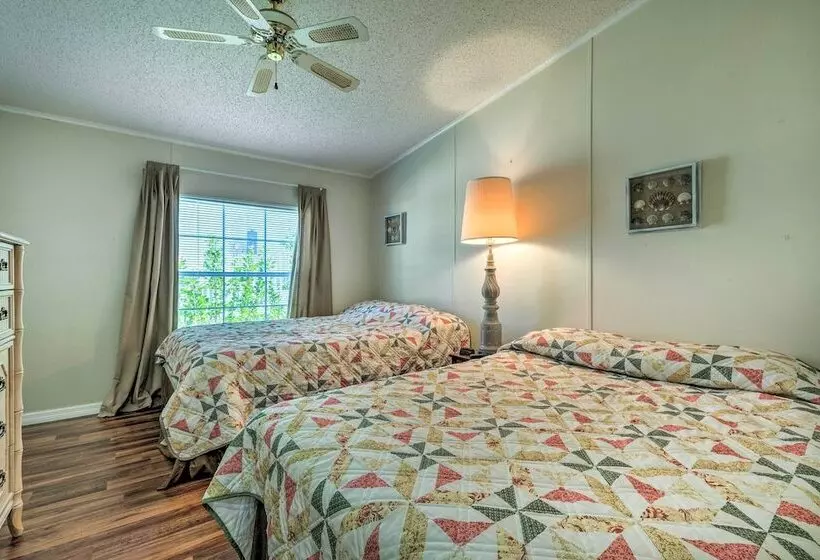 Angler S Getaway: Riverfront Home W/boat Dock