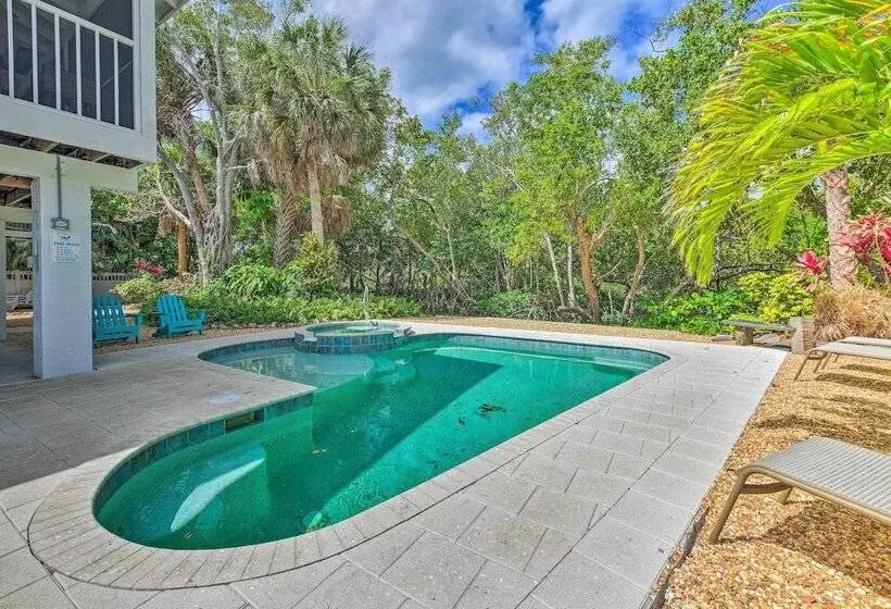 Canalfront Anna Maria Cottage W/ Pool & Hot Tub!