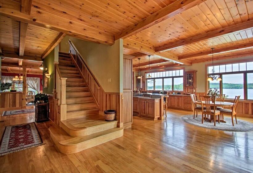 Lakefront Alton Bay Home W/ Theater & Dock