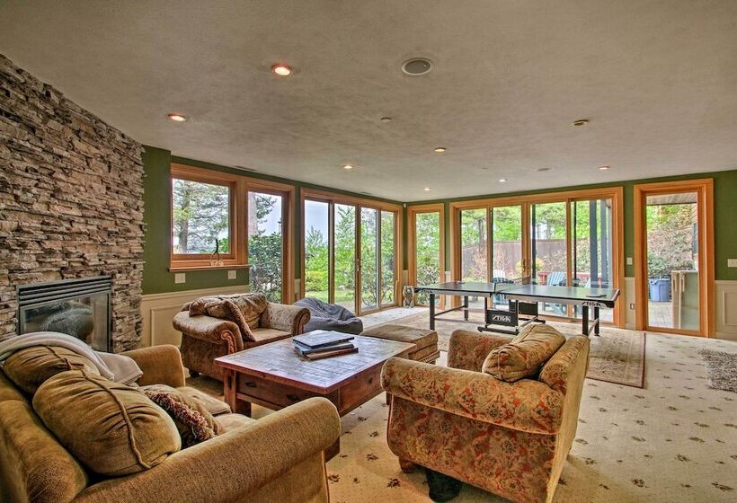 Lakefront Alton Bay Home W/ Theater & Dock