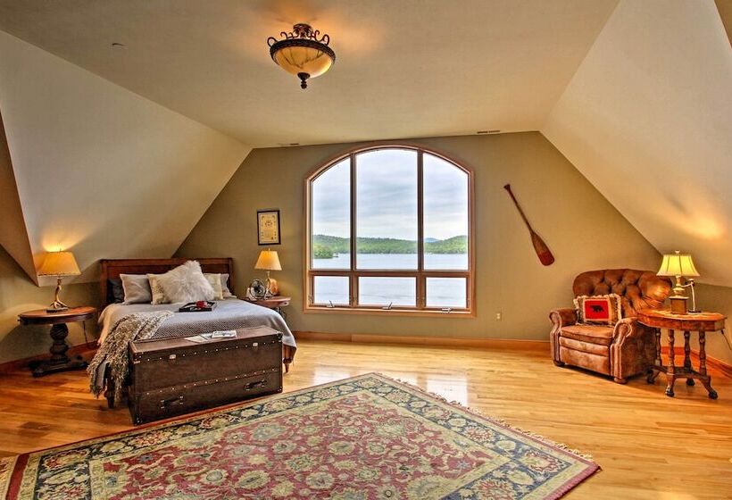 Lakefront Alton Bay Home W/ Theater & Dock