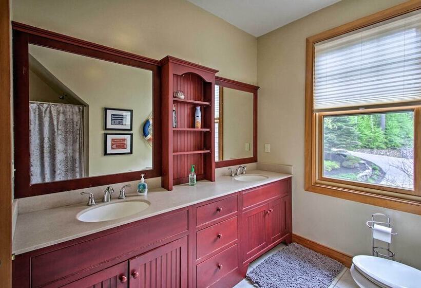 Lakefront Alton Bay Home W/ Theater & Dock