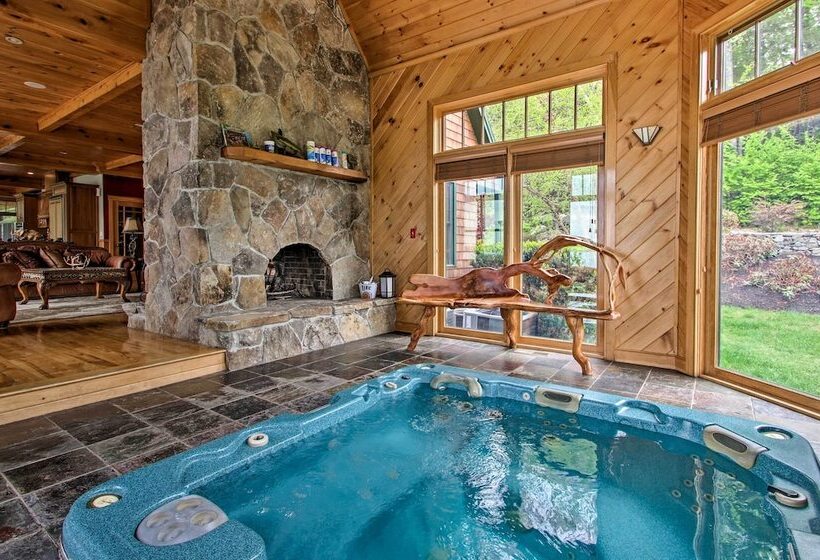 Lakefront Alton Bay Home W/ Theater & Dock