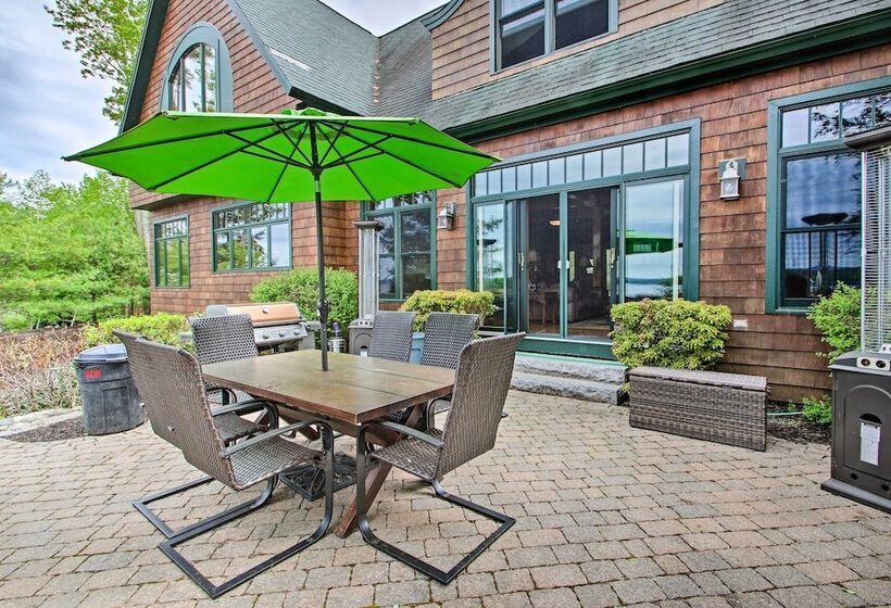 Lakefront Alton Bay Home W/ Theater & Dock