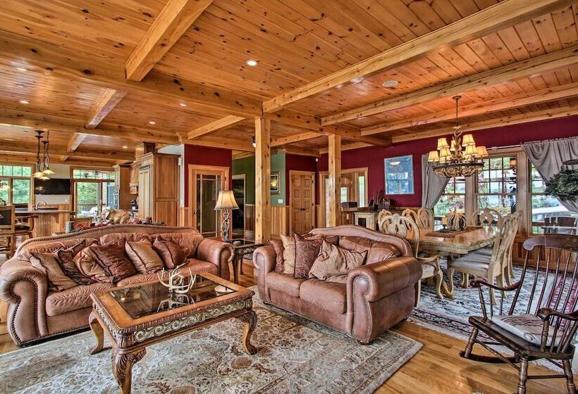 Lakefront Alton Bay Home W/ Theater & Dock