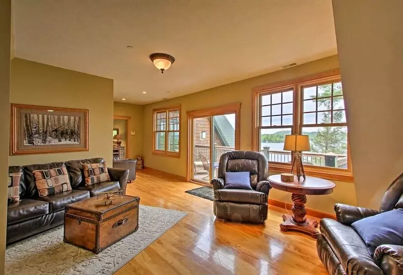 Lakefront Alton Bay Home W/ Theater & Dock