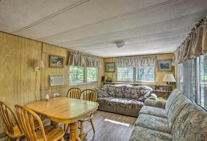 Little Manistee Riverfront Cabin W/ Fire Pit!