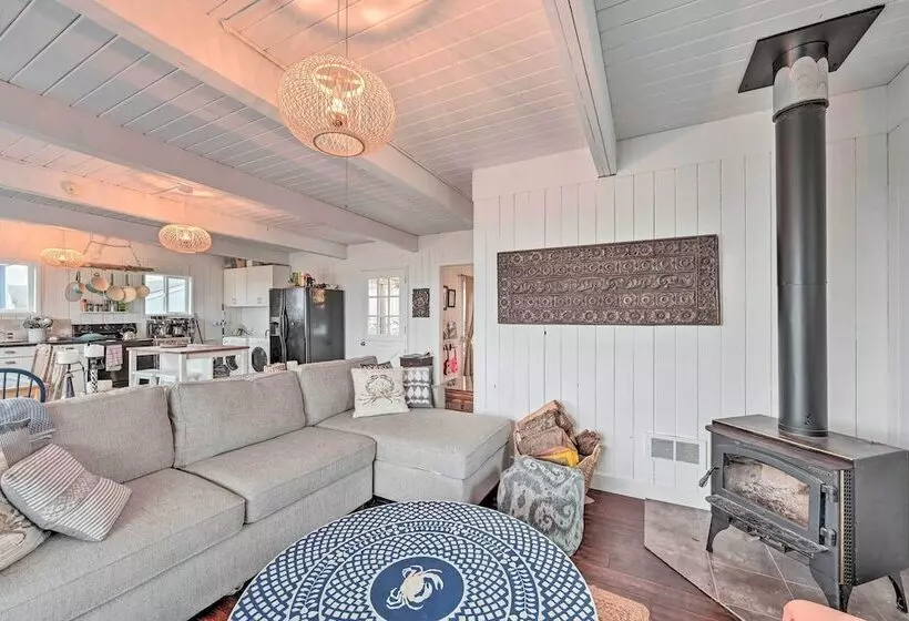 Sun Soaked Sandy Point Haven W/ Beach Access!