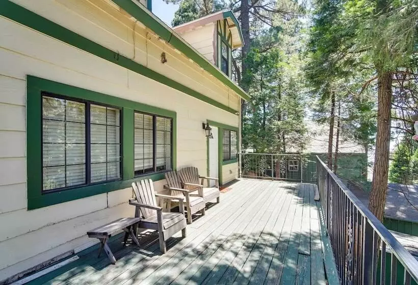 All Season Crestline Escape   2 Mi To Lake!