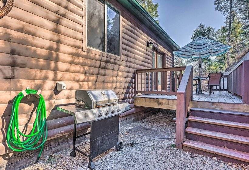 Mountainside Ruidoso Home W/ Hot Tub, Deck & Grill