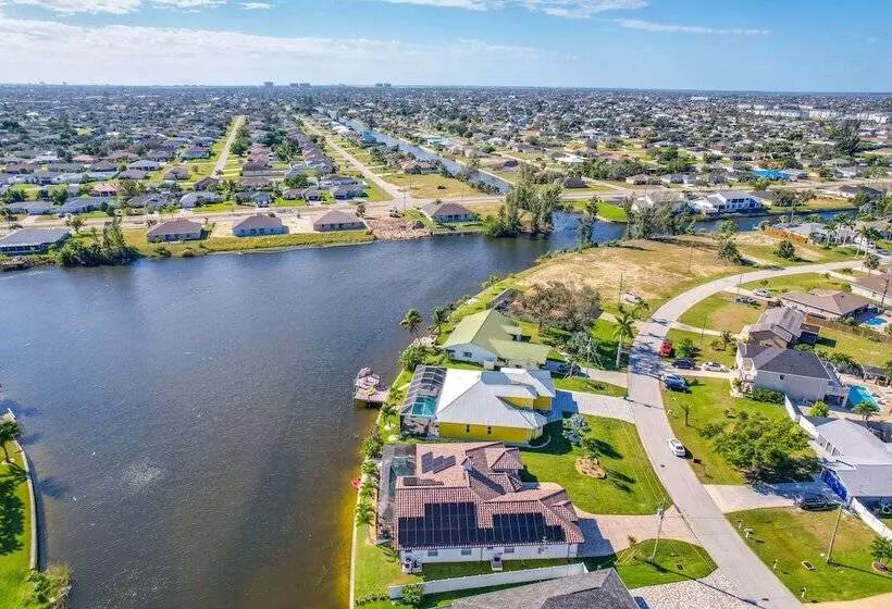 On Canal: Luxe Cape Coral Oasis W/ Pool & Lanai!