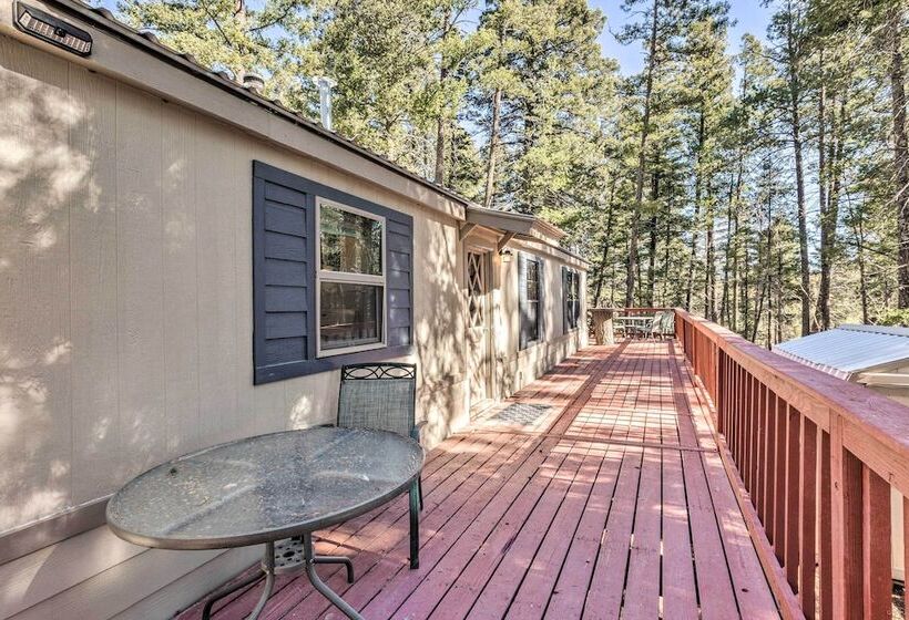 Relaxing Lincoln Forest Retreat W/ Wraparound Deck