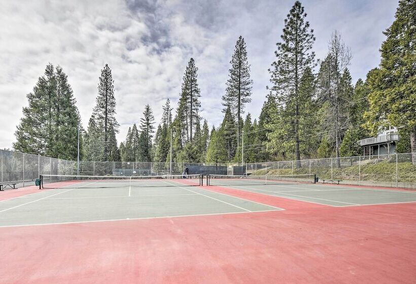 Deck & Views: Pet Friendly Starry Pines Cabin