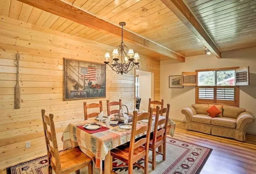 Cabin W/ Backyard Space   1/2 Mi To Trinity Lake!