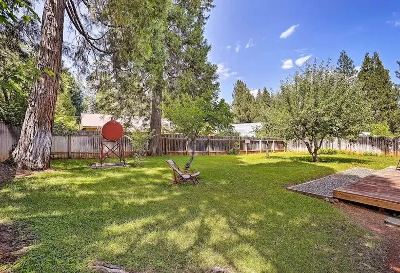 Cabin W/ Backyard Space   1/2 Mi To Trinity Lake!