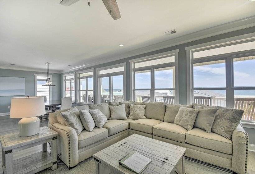 Coastal Retreat W/ Double Deck & Ocean Views!
