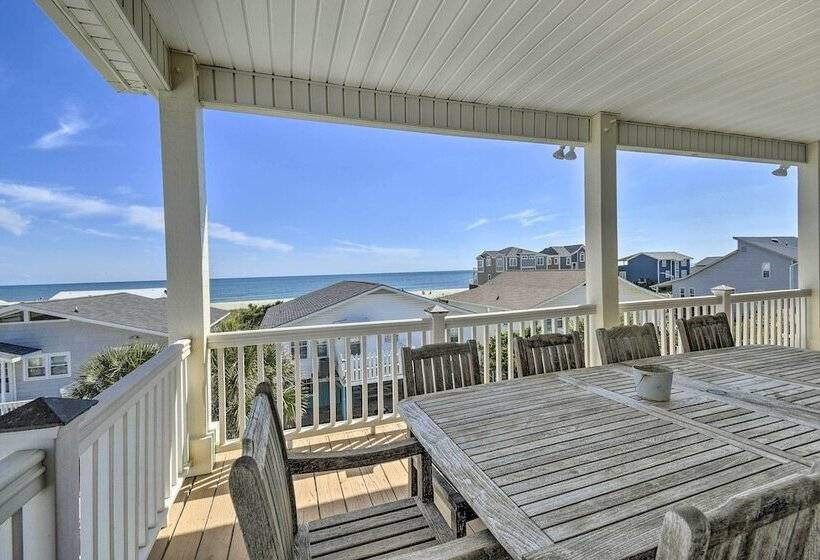 Coastal Retreat W/ Double Deck & Ocean Views!
