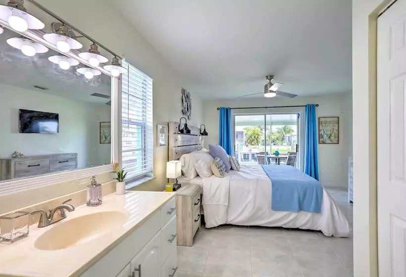 Ocean Access Jensen Beach Home: Dock & Lanai!