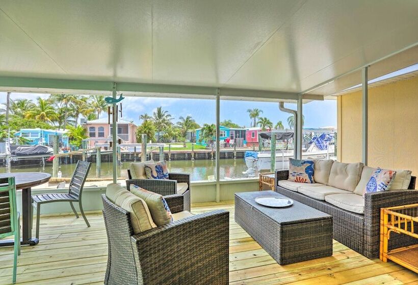 Ocean Access Jensen Beach Home: Dock & Lanai!