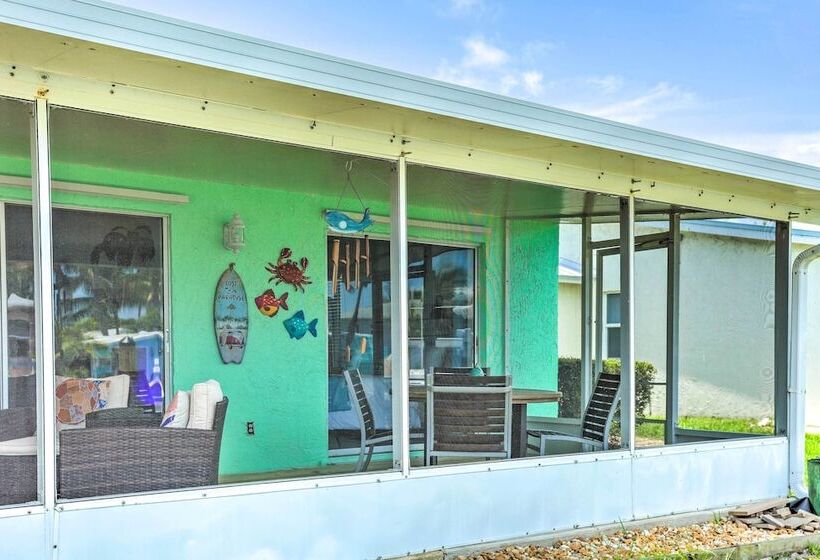 Ocean Access Jensen Beach Home: Dock & Lanai!