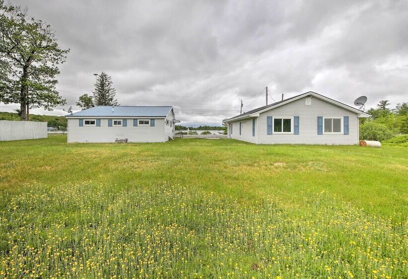 Pet Friendly Togus Pond Home: Kayak & Canoe!