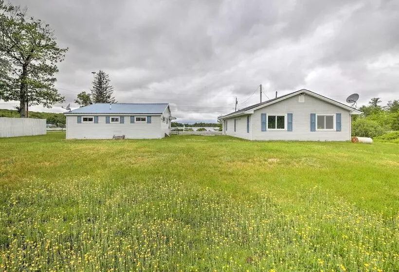 Pet Friendly Togus Pond Home: Kayak & Canoe!