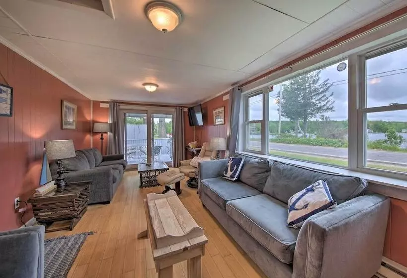 Pet Friendly Togus Pond Home: Kayak & Canoe!