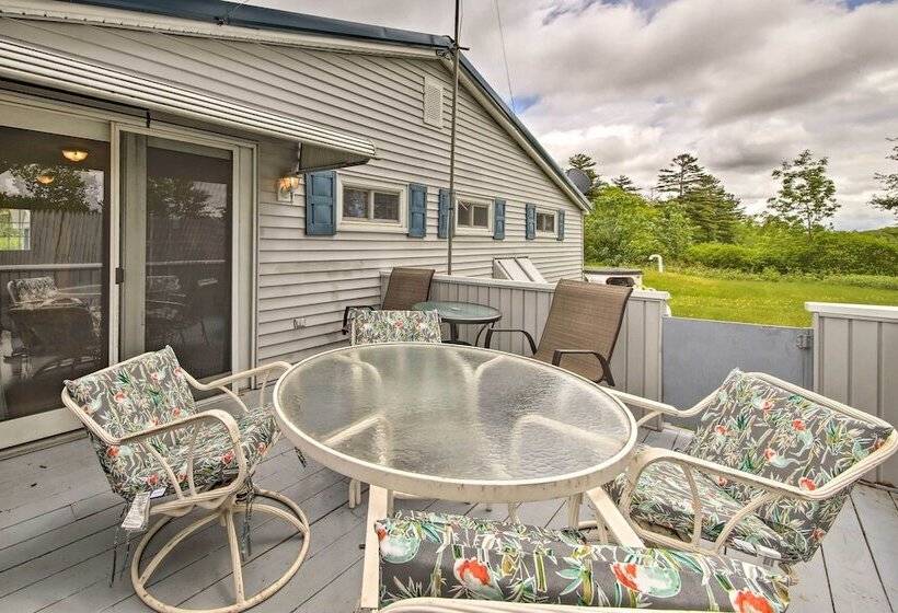 Pet Friendly Togus Pond Home: Kayak & Canoe!