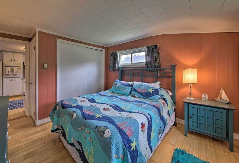 Pet Friendly Togus Pond Home: Kayak & Canoe!